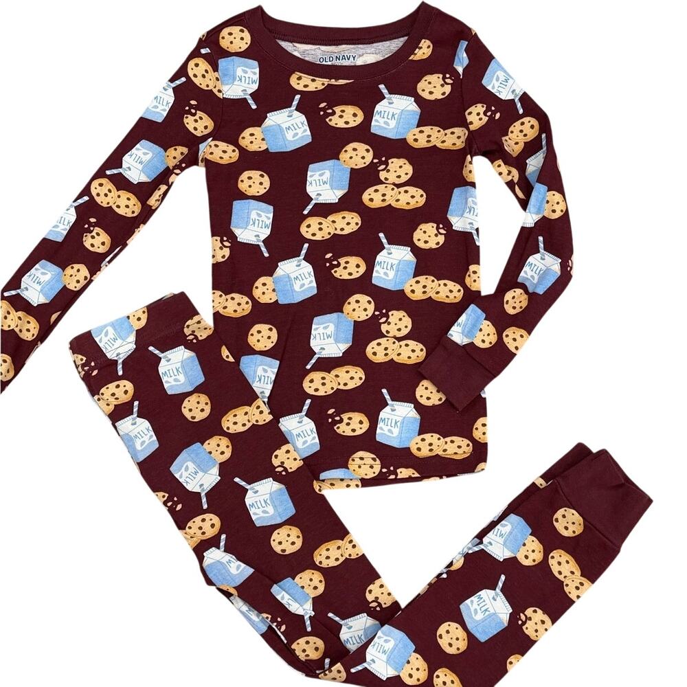 Old Navy Milk & Cookies Pajama Set 5T